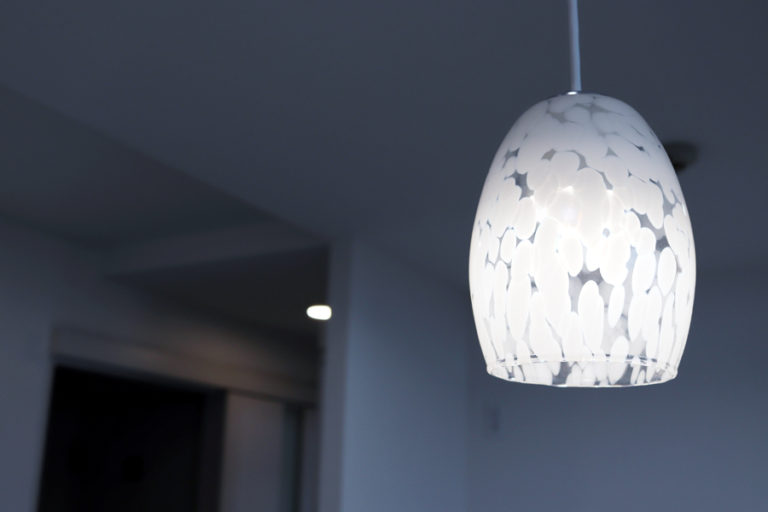 対面キッチン照明