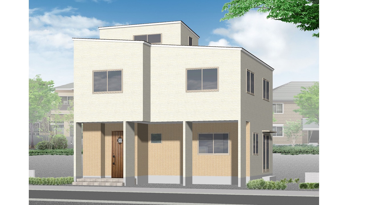 金岡東町　外観パース